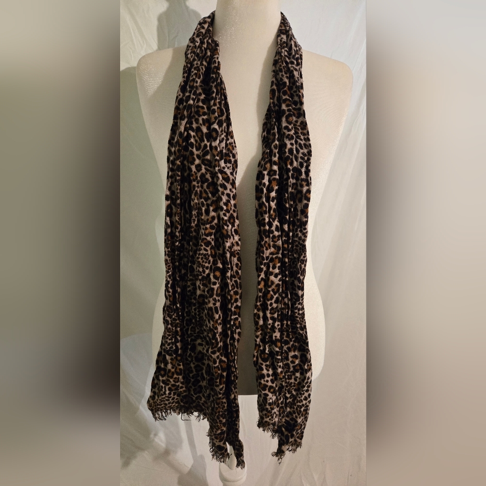 Leopard Print Scarf